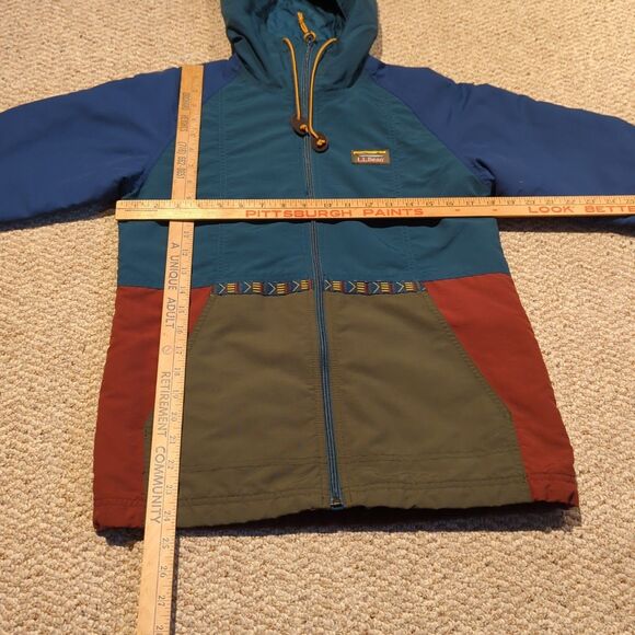 LL Bean Mountain Classic Jacket Womens XXS Blue Green Quilted Lined Full Zip - Picture 2 of 8